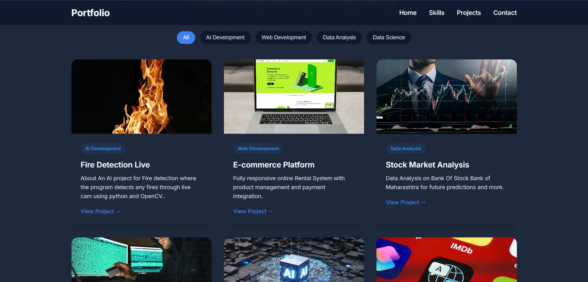 AceWebs Portfolio website